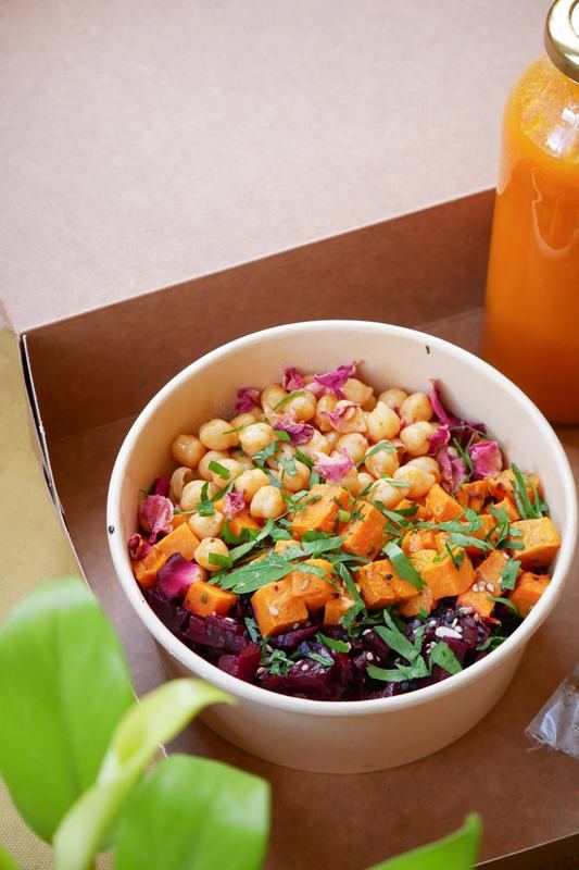 Bowl de vegetales y granos